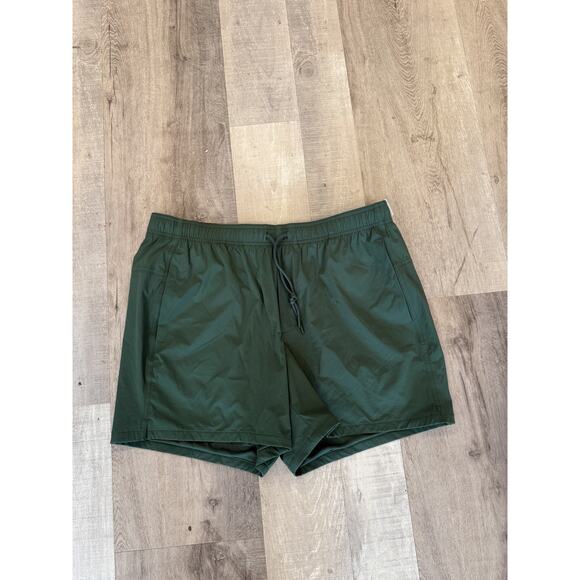 VRST Shorts Mens 2XL Dark Green Relaxed Fit Athletic Liner Running Lounge - Picture 2 of 6